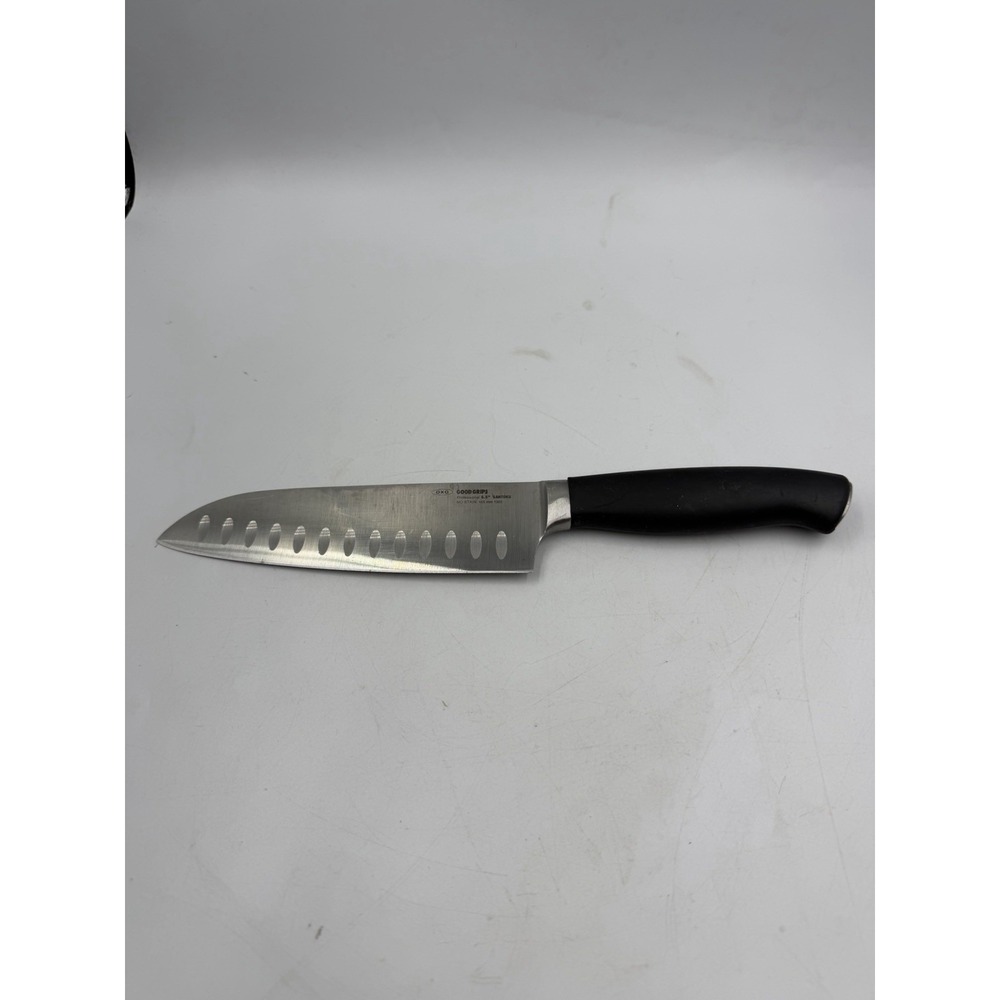 OXO FORGED 6.5" SANTOKU KNIFE model 1205 X50CrMoV15  Hollow Ground used NICE